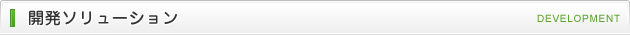開発ソリューション